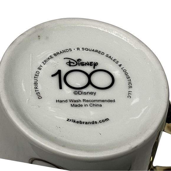 Disney Mickey Mouse "Happiness is a State of Mind" Gold trimmed Mug - Picture 8 of 8